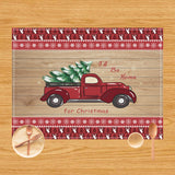 New Christmas dining mat table decoration anti fouling and heat-insulating Western style mat - V.I.P Digital Presence