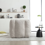 Fluffy bean bag chair Super soft couch chair with memory foam and footstool Indoor modern focus bean bag chair - V.I.P Digital Presence