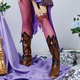 Genshin Impact Fischer cos Clothes Guilty Breaking Imperial Daughter's Original Leather Cospaly Clothing Matching Shoes - V.I.P Digital Presence