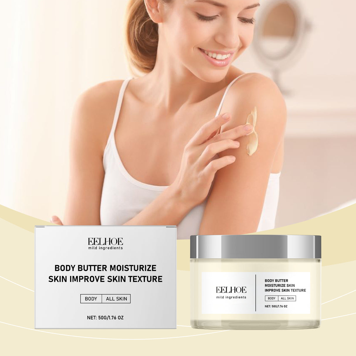Body Moisturizer Hydrates Body Care Moisturizes Tender Skin And Enhances Skin Shine