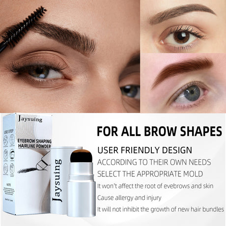 Jaysuing Eyebrow Printing Set Eyebrow Powder Hairline Retouching Eyebrow Shape Portable Hairline Eyebrow Repair Shadow Powder - V.I.P Digital Presence