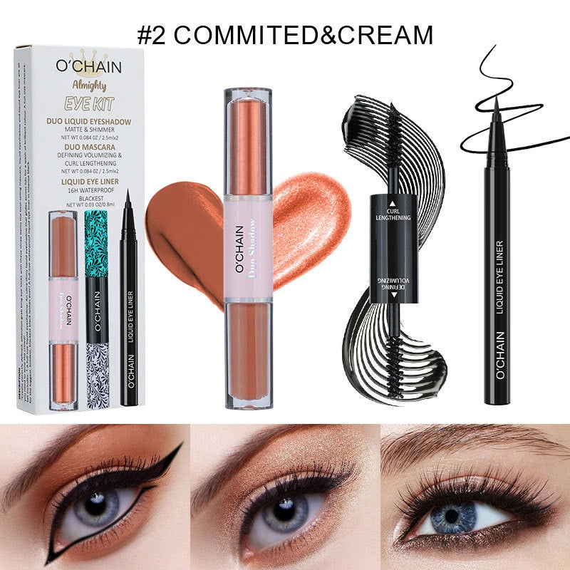 O'CHAI NMascara, long, thick, curling eyeliner, ultra-fine waterproof, non-smudge liquid eyeshadow - V.I.P Digital Presence