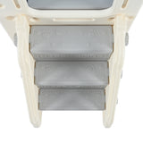 9-1 Toddler Slide Set,Kids Slide for Toddlers Ages 1+, Basketball Hoop, Tunnel and Storage Space, Pirate Ship Themed Slide - V.I.P Digital Presence