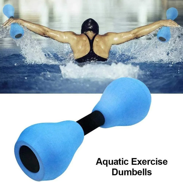 Water Dumbbells Aquatic Exercise Pool Fitness Equipment Blue Foam Water Aerobic Exercise Fitness Equipment - V.I.P Digital Presence