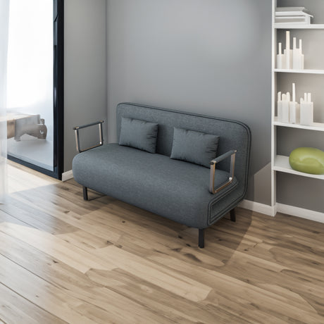 55″ Convertible Chair Bed Tri-Fold Sofa Bed with Adjustable Backrest & Pillow - V.I.P Digital Presence