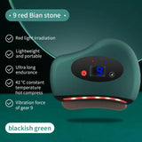 Electric Guasha Massager Hot Compress Eye Massager Stone Heating Vibration Scraping Neck Face Skin Lifting Removal Wrinkle Tool - V.I.P Digital Presence