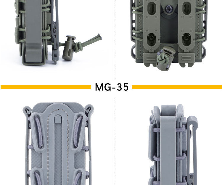 Live CS Tactical Waist Hanging Box 5.56&7.62 Elastic Scorpion Quick Pull Outdoor Multi purpose Kit - V.I.P Digital Presence