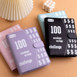 100 Envelope Challenge Binder Couples 100 Day Challenge Savings Savings Notebook - V.I.P Digital Presence
