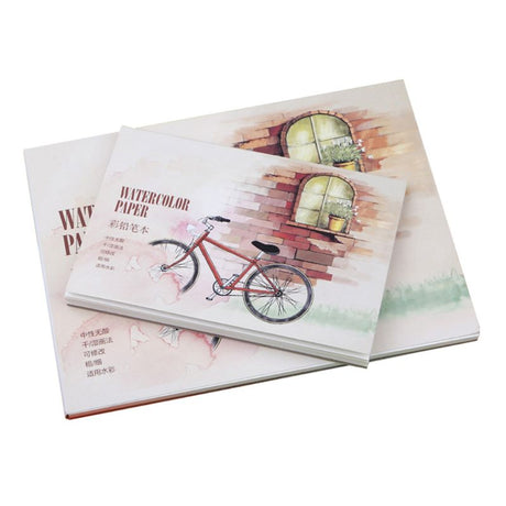 New 12 Sheet A5/A6 Watercolor Sketchbook Paper for Drawing Painting Color Pencil Book School Art Supplies High Quality - V.I.P Digital Presence