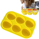 6 - cavity dog treat molds , compatible with Woof & Power Chewer Pupsicle, silicone for frozen treats, reusable for Pupsicle toy - V.I.P Digital Presence