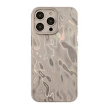 Advanced silver foil pattern suitable for iPhone 15 Pro minimalist Max Apple phone case 14 cool style 12 - V.I.P Digital Presence