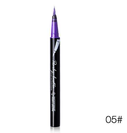 Music Flower 6 Colors Glitter Eyeliner Pencil Liquid Eye Makeup Set Waterproof Long-lasting Black Eye Liner Pen - V.I.P Digital Presence