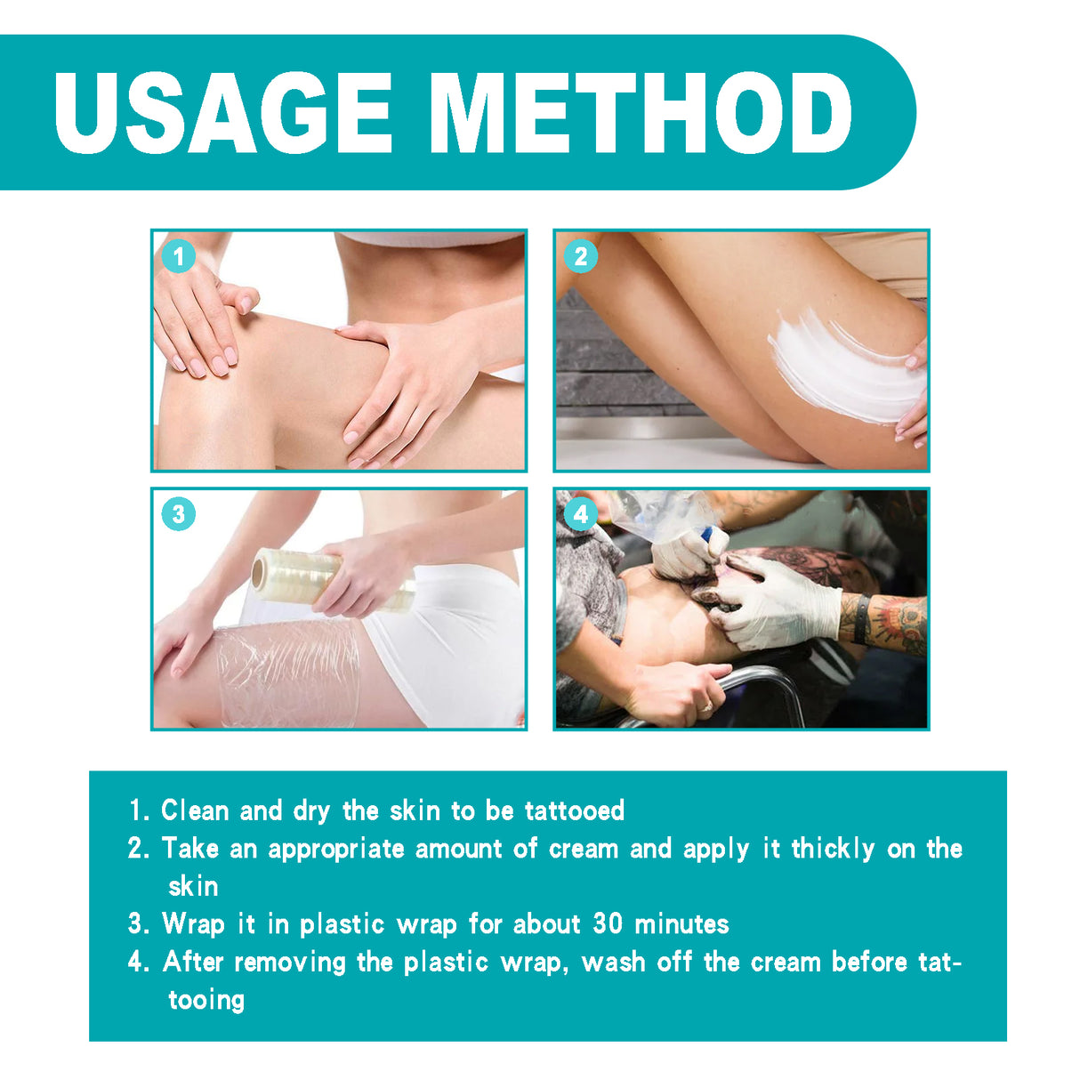 Tattoo Care Cream, Gently Cleanses And Moisturizes Tattooed Skin And Lightens Tattoo Marks - V.I.P Digital Presence