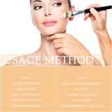 2 In 1 Foundation + Concealer, Blemish Print Natural Concealer Long-Lasting Makeup Invisible Pore Concealer - V.I.P Digital Presence