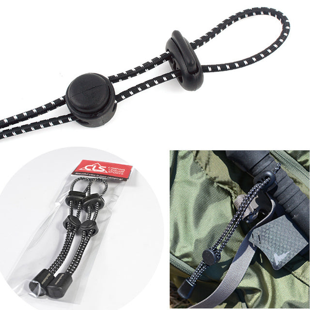 Outdoor hiking backpack with external climbing poles rope buckle fixed buckle elastic rope binding buckle equipment hanging rope - V.I.P Digital Presence