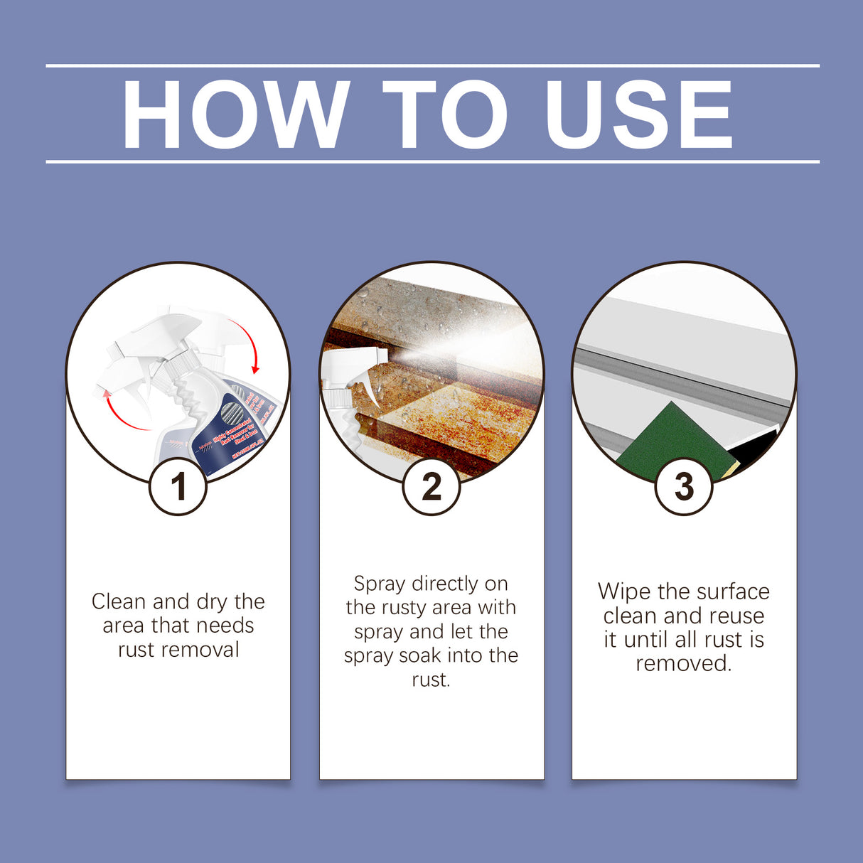 Steel Rust Remover Bolt Screws Metal Rust Cleaner Rust Remover Household Rust Remover - V.I.P Digital Presence