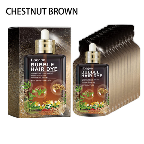 Hoegoa Hair Dye Shampoo Bubble Colored Hair Dye Shampoo Hair Color Dye Color Blackening Shampoo - V.I.P Digital Presence
