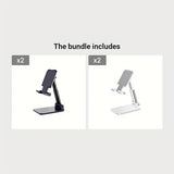 Desk Mobile Phone Holder Stand For IPhone IPad Xiaomi Adjustable Desktop Tablet Holder Universal Table Cell Phone Stand - V.I.P Digital Presence