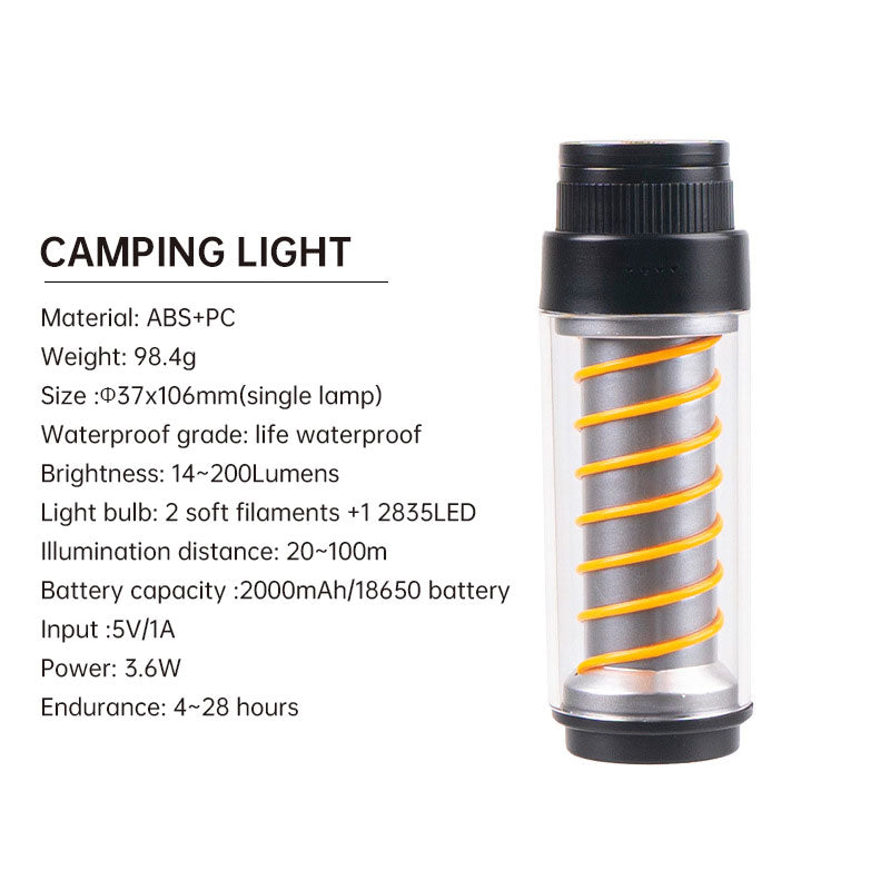 Outdoor Camping Light Portable Night Light Portable Flashlight Tripod Stand Lighting Lighthouse Marquee Tent Atmosphere Light - V.I.P Digital Presence