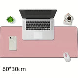 1 Pcs Large Size 60*30mm Office Desk Protector Mat PU Leather Waterproof Mouse Pad Desktop Keyboard Desk Pad Gaming Mousepad - V.I.P Digital Presence