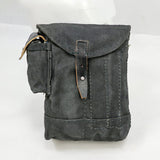 Cold War: Directly sourced original Russian items. Issued - Soviet Marines' black 4 - compartment AK mag pouch. - V.I.P Digital Presence