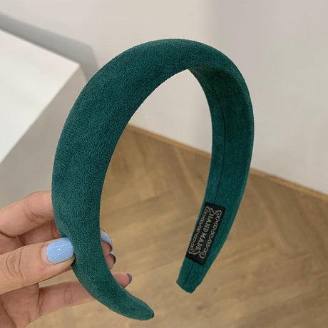 Candy colored velvet with wide edge sponge headband flocking - V.I.P Digital Presence