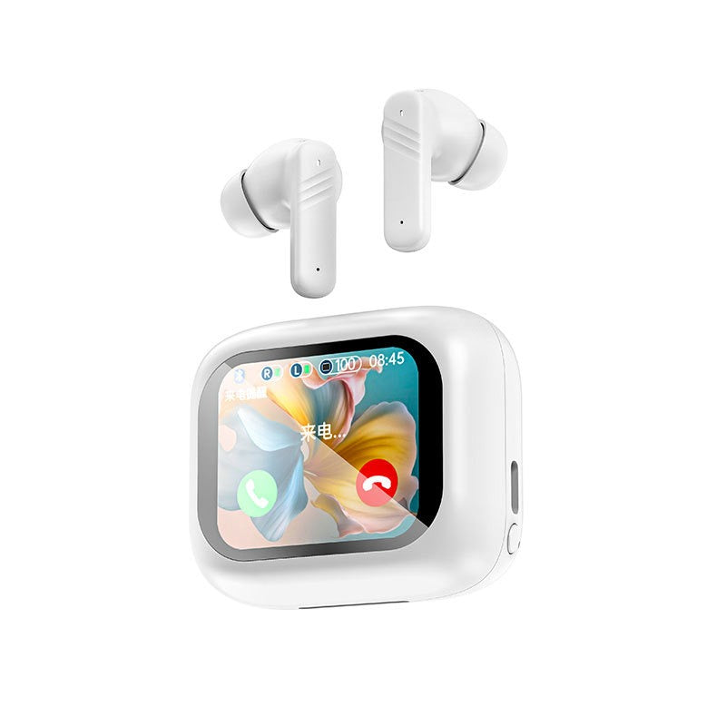 Full color touch screen ANC+ENC dual noise reduction Bluetooth earphones in ear multifunctional new wireless earphones - V.I.P Digital Presence