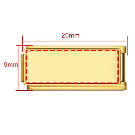 DIY Personalized Photo Picture Frame Making Titanium Steel Watch Band Chain Fashion Splicing Modular Bracelet - V.I.P Digital Presence