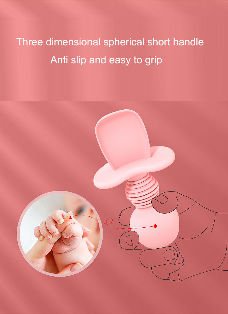 Baby silicone food fork and spoon - V.I.P Digital Presence