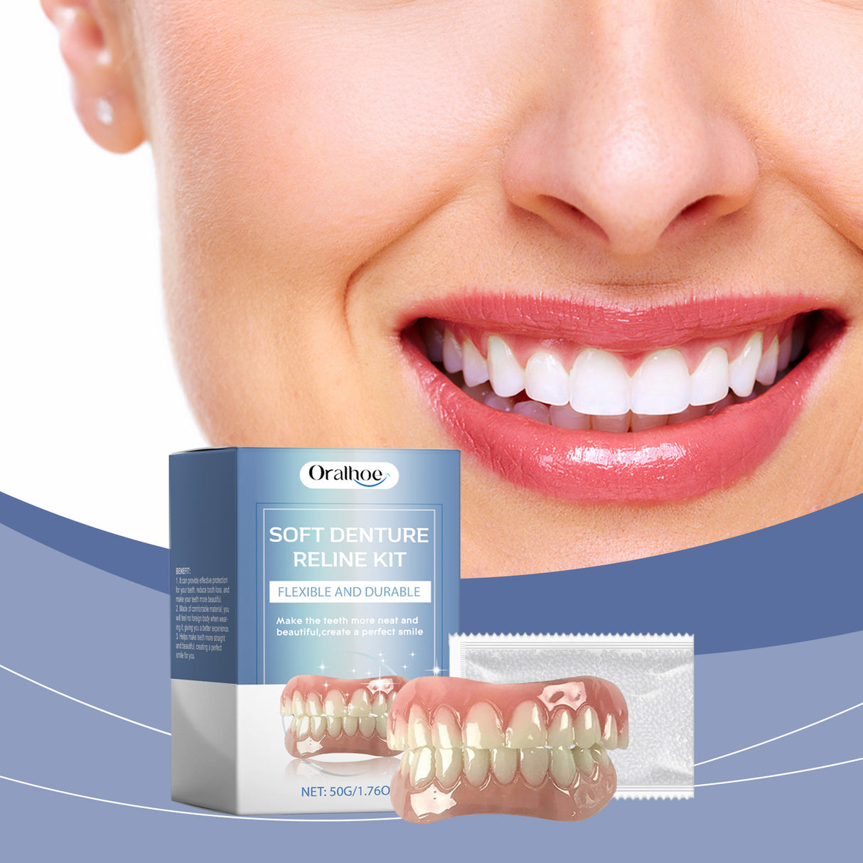 Retouching Teeth Braces Dental Cosmetic Sets Enhance Smile Appearance Comfortable Material Braces - V.I.P Digital Presence
