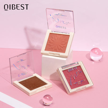 QIBEST Blush Powder Natural Repairing One Rouge Powder Is Not Easy To Take Off Makeup Matte Pearlescent Blush Powder - V.I.P Digital Presence
