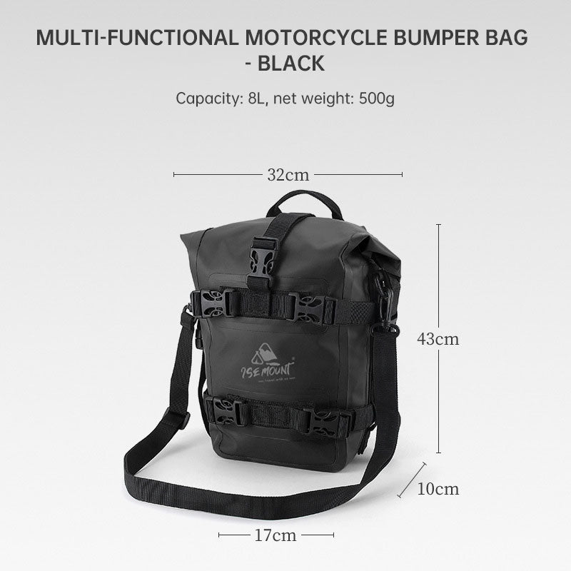 Motorcycle bumper bag outside the multifunctional large capacity Mount Brigade storage bag convenient waterproof riding bag - V.I.P Digital Presence