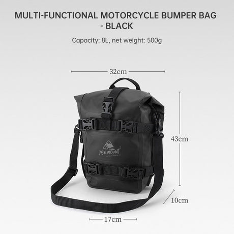 Motorcycle bumper bag outside the multifunctional large capacity Mount Brigade storage bag convenient waterproof riding bag - V.I.P Digital Presence