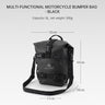 Motorcycle bumper bag outside the multifunctional large capacity Mount Brigade storage bag convenient waterproof riding bag - V.I.P Digital Presence