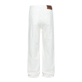 Loose Denim Pants Men's Street Trend Loose Straight Leg Trousers Pure Color Floor-Length Wide-Leg Long Pants - V.I.P Digital Presence