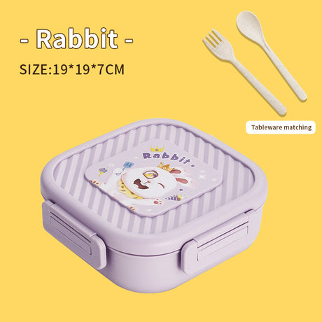 Portable heatable sealed square compartment lunch box bento box lunch box - V.I.P Digital Presence