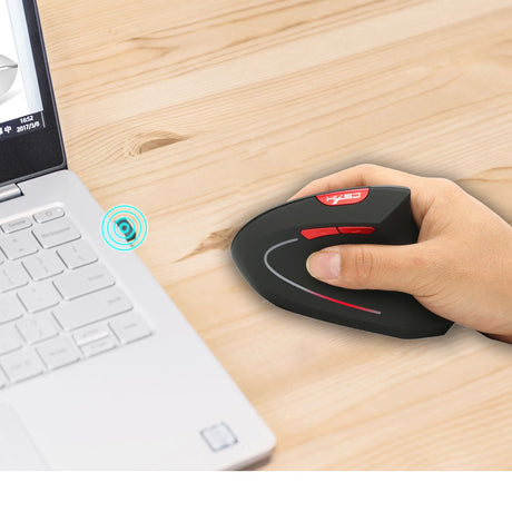 New Wireless Mouse 2.4G Vertical Health Mouse External Battery 6D Design Computer Office - V.I.P Digital Presence