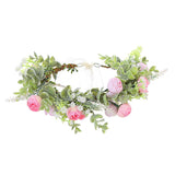 Forest style bride and bridesmaid flower wreath headband seaside vacation wreath headband - V.I.P Digital Presence