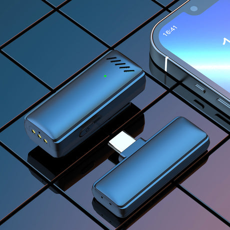 2.4G wireless lavalier microphone intelligent AI noise reduction professional live broadcast recording equipment - V.I.P Digital Presence