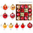 Christmas decoration 6cm electroplated ball plastic ball special-shaped painted Christmas ball gift Christmas tree pendant - V.I.P Digital Presence