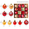 Christmas decoration 6cm electroplated ball plastic ball special-shaped painted Christmas ball gift Christmas tree pendant - V.I.P Digital Presence