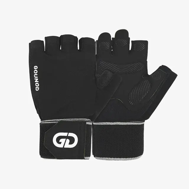 Fitness gloves with microfiber anti slip and wear-resistant design half finger gloves with straps ﻿ - V.I.P Digital Presence