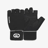 Fitness gloves with microfiber anti slip and wear-resistant design half finger gloves with straps ﻿ - V.I.P Digital Presence