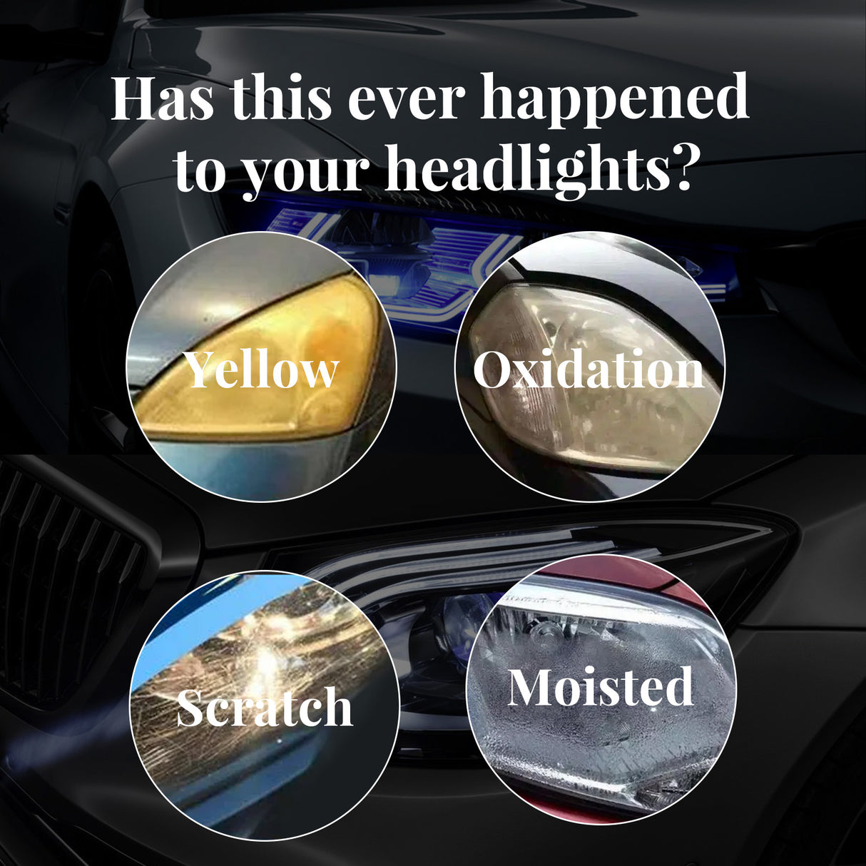 Headlight Restorer, Car Headlight Scratch Repair Refurbishment Maintenance Brightening Coating Polishing Fluid - V.I.P Digital Presence