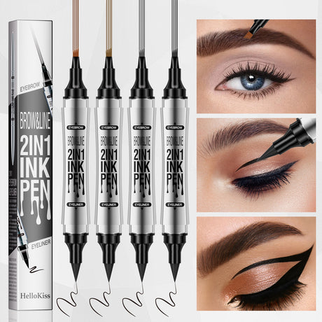 Hellokiss Eyeliner and eyebrow pencil 2 in 1 - V.I.P Digital Presence