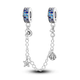 Ocean Wind Dolphin Whale Pendant Beads Copper Plated DIY Beads Bracelet Item - V.I.P Digital Presence
