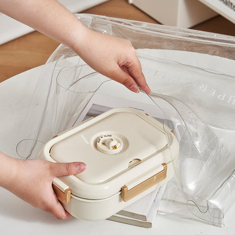 Microwaveable 304 food grade stainless steel insulated lunch box - V.I.P Digital Presence