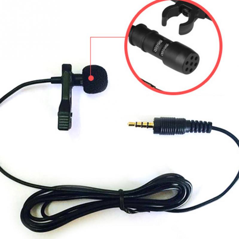 VOXLINK 3.5 mm Microphone Clip Tie Collar for Mobile Phone Speaking in Lecture 1.5m/3m Bracket Clip Vocal Audio Lapel Microphone - V.I.P Digital Presence