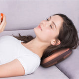electric massage pillow Infrared Heating Kneading Neck Shoulder Back Car Chair Shiatsu Massager Mat Device - V.I.P Digital Presence