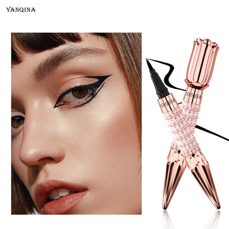 Fast Quick Dry Queen Luxury Eyeliner Soft Smooth Eye Liner Waterproof Eyeliner Cosmetics Black Eyeliner Pen Eyes Makeup - V.I.P Digital Presence